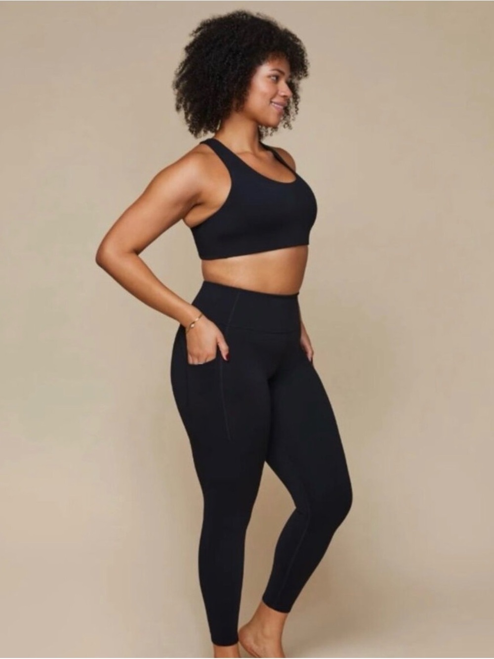 Harper Wilde High-Rise Black Pocket Leggings